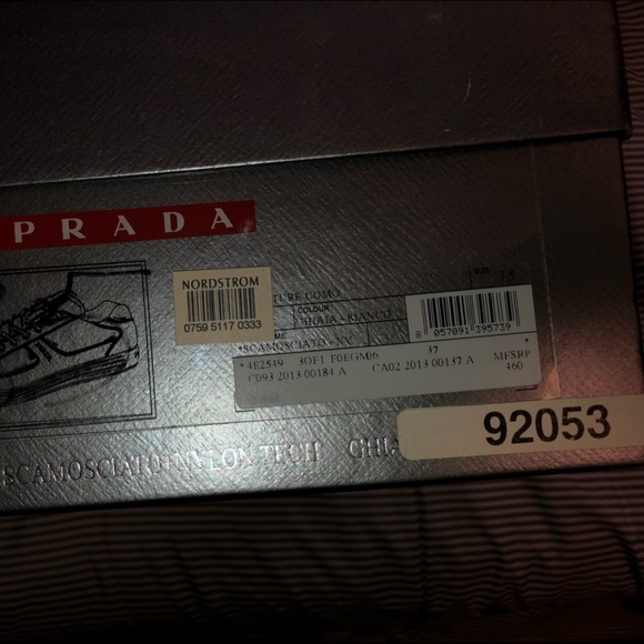#Prada #ScamosciatoNY #Sneakers #Size 7.5 #LikeNew #WithBox #WithDustBag - Picture 8 of 12